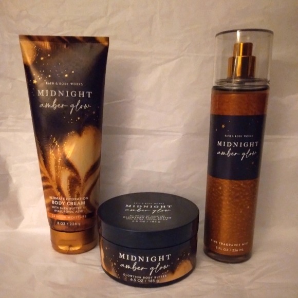 Bath & Body Works Other - Bath and Body Works Fragrance Bundle Midnight Amber Glow